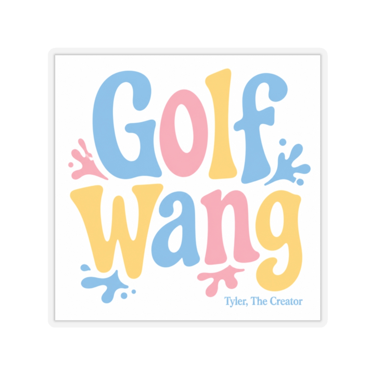 Tyler, The Creator "Golf Wang" Sticker