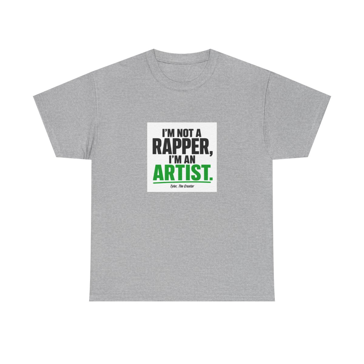 Tyler, The Creator "m not a rapper, I" Unisex Tee - alternate angle 3, merchandise