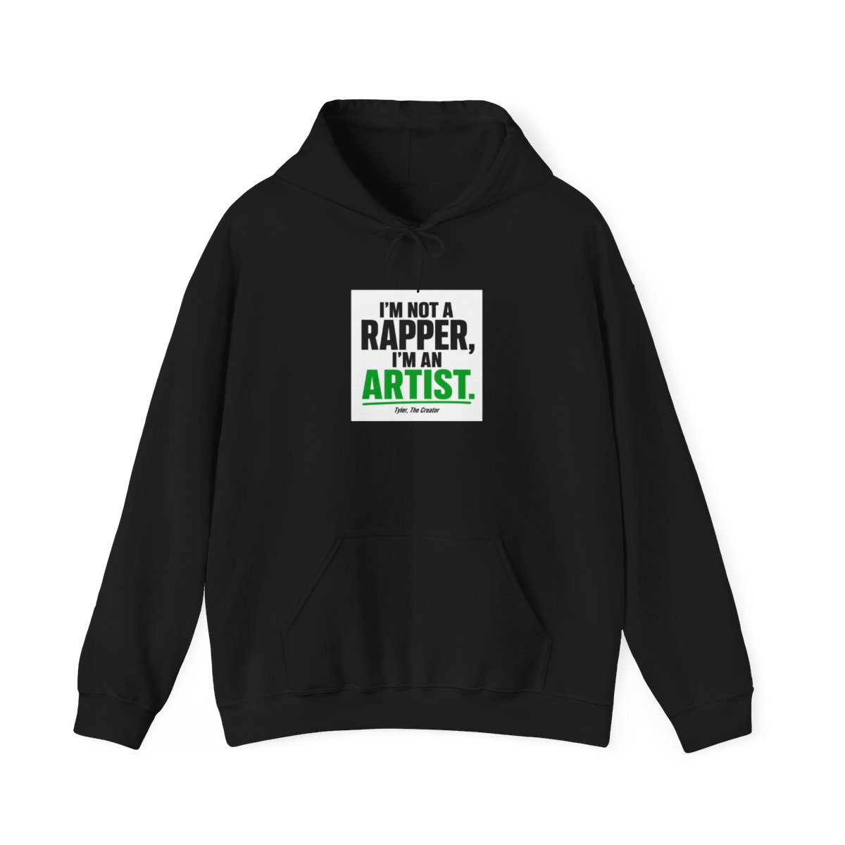 Tyler, The Creator "m not a rapper, I" Hoodie - alternate angle 2, merchandise