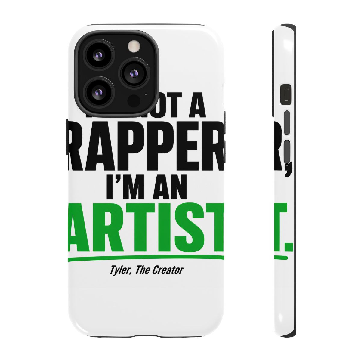 Tyler, The Creator "m not a rapper, I" Phone Case - alternate angle 1, merchandise