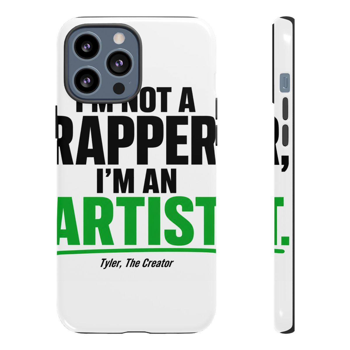 Tyler, The Creator "m not a rapper, I" Phone Case - alternate angle 2, merchandise