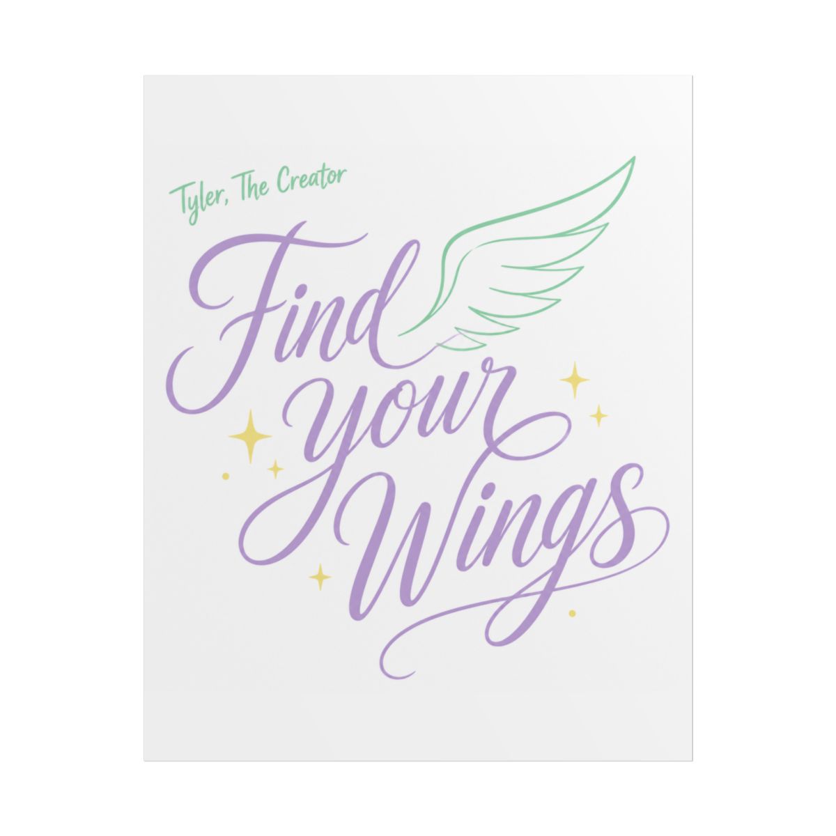 Tyler, The Creator "Find your Wings" Poster