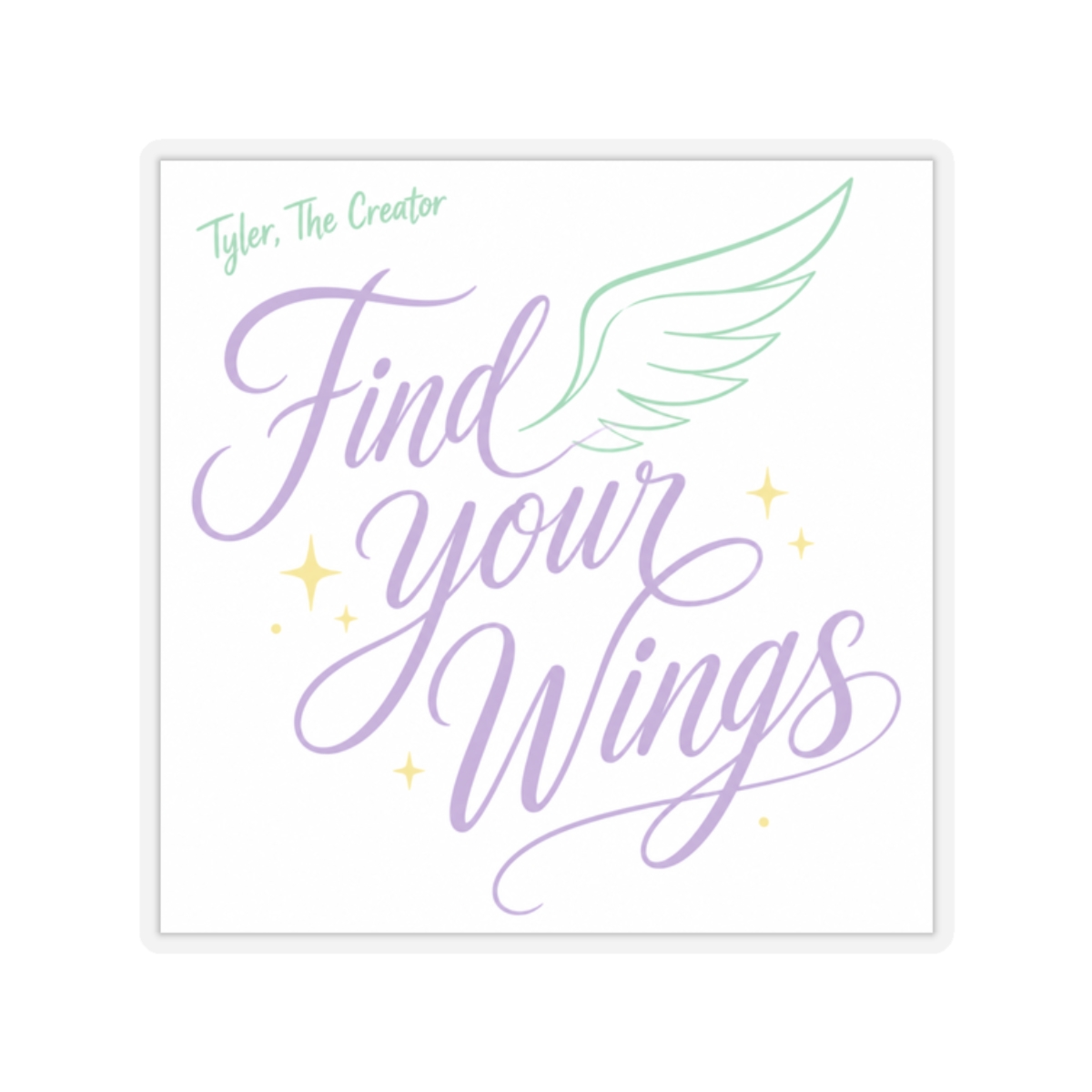 Tyler, The Creator "Find your Wings" Sticker