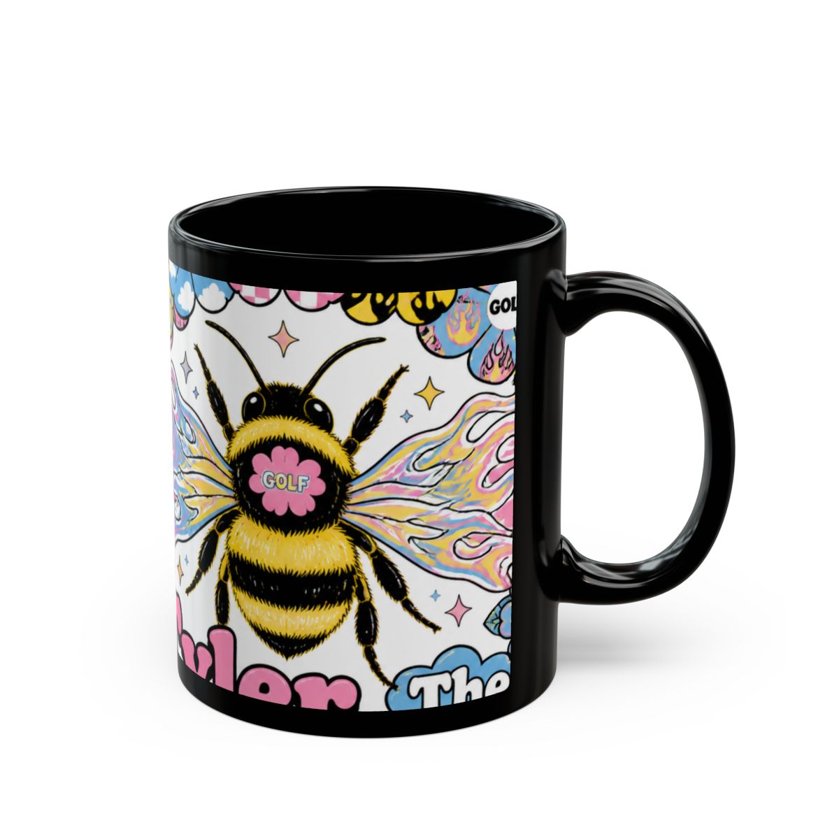 Tyler, The Creator "Flower Boy," Black Mug