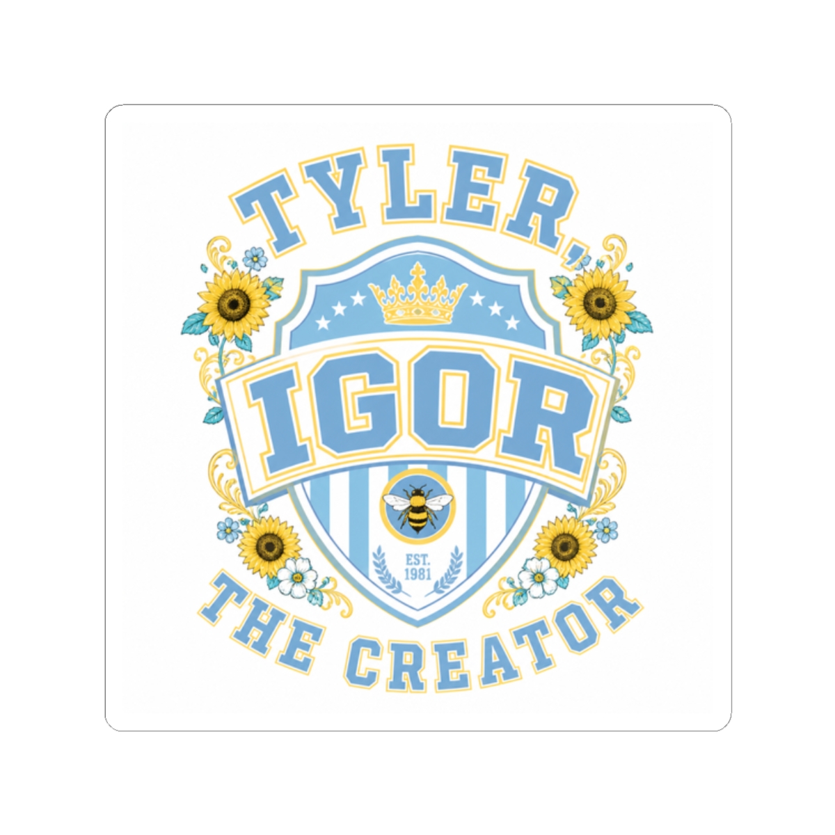 Tyler, The Creator "Flower Boy" Sticker - Official Stickers merchandise