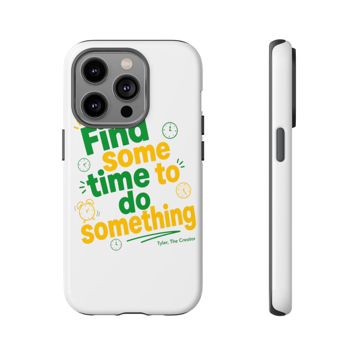 Tyler, The Creator "Find some time to do something" Phone Case - alternate angle 4, merchandise
