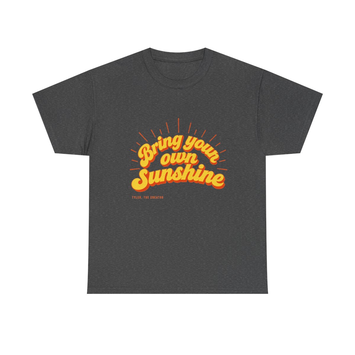 Tyler, The Creator "Bring your own sunshine" Unisex Tee - alternate angle 2, merchandise