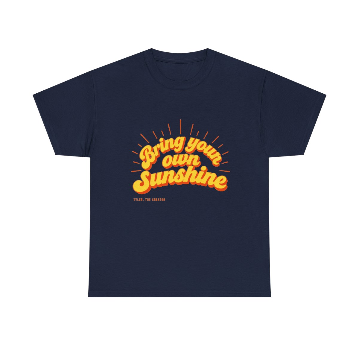 Tyler, The Creator "Bring your own sunshine" Unisex Tee - alternate angle 3, merchandise
