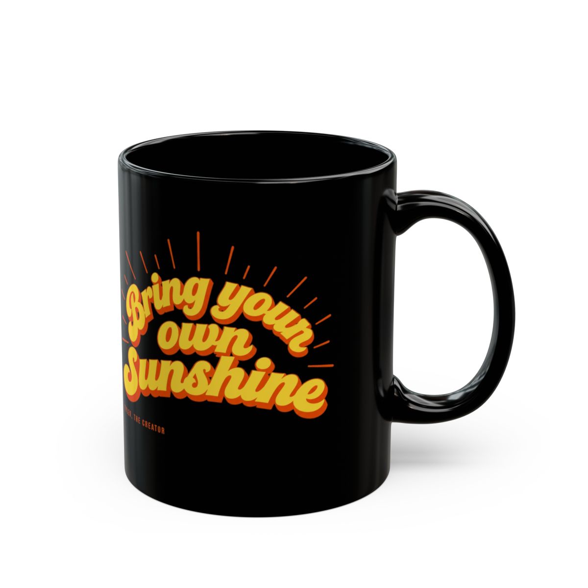 Tyler, The Creator "Bring your own sunshine" Black Mug
