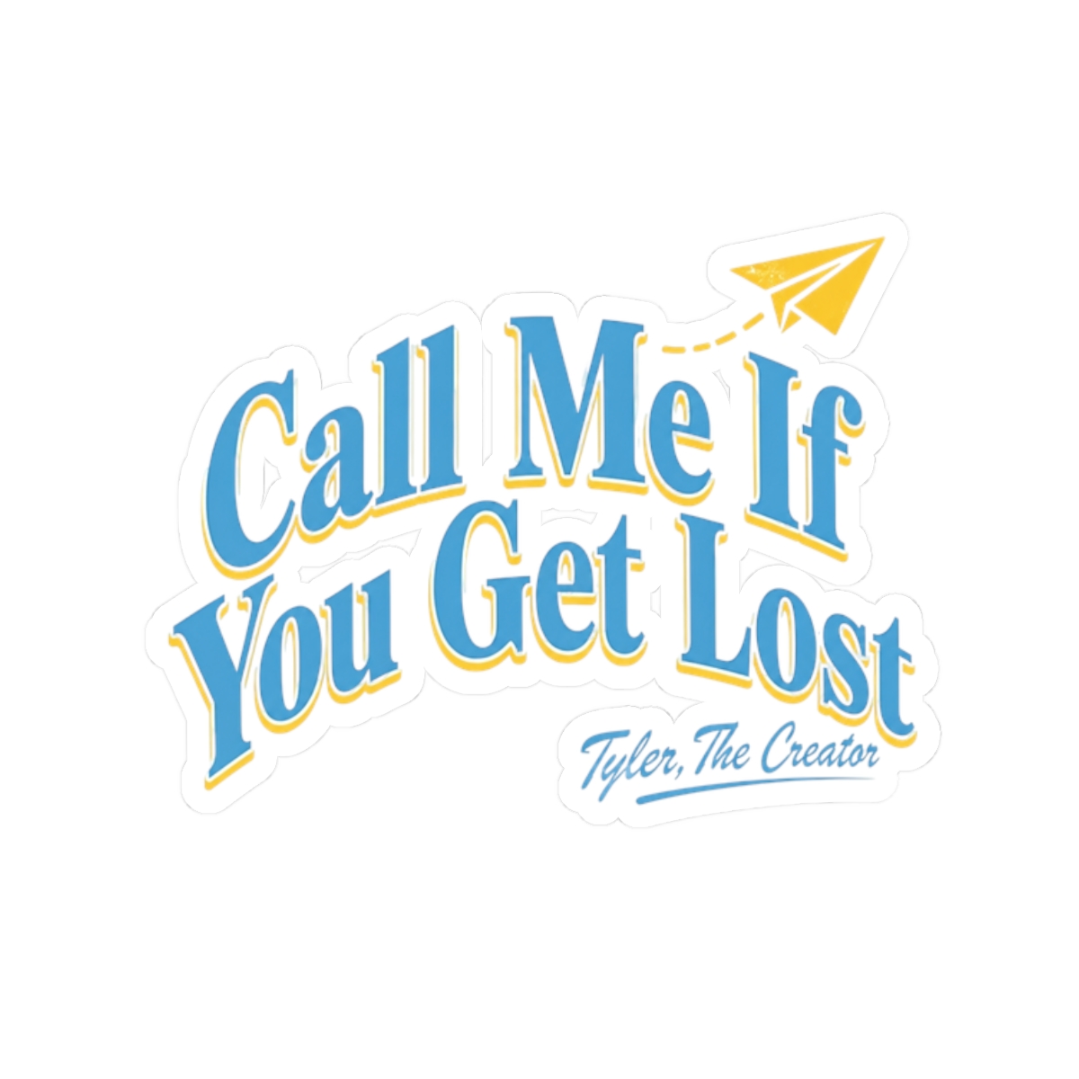 Tyler, The Creator "Call Me If You Get Lost" Sticker
