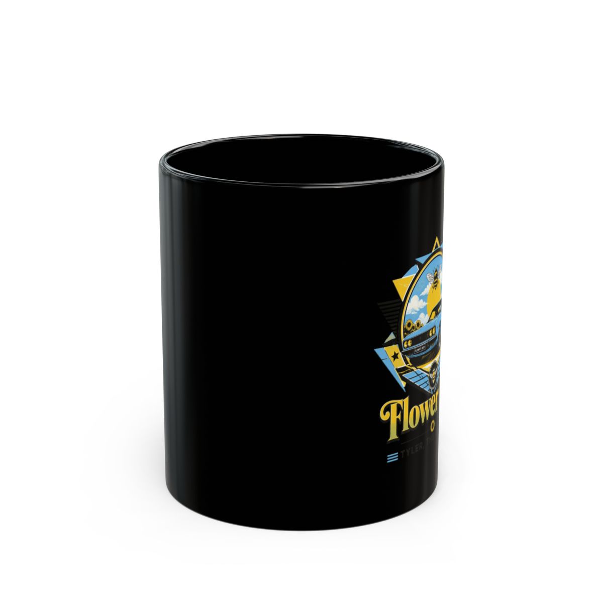 Tyler, The Creator "Flower Boy" Black Mug - alternate angle 1, merchandise