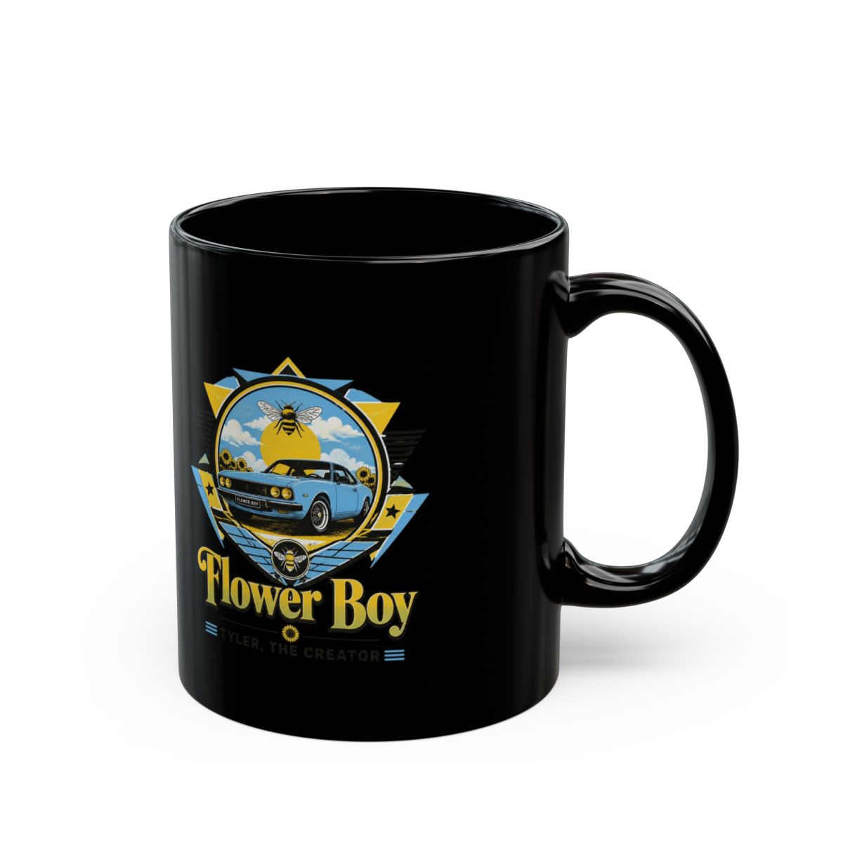 Tyler, The Creator "Flower Boy" Black Mug