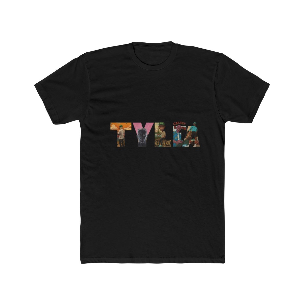 Tyler The Creator Album Eras Typography T Shirt | Tyler, The Creator - alternate angle 4, merchandise