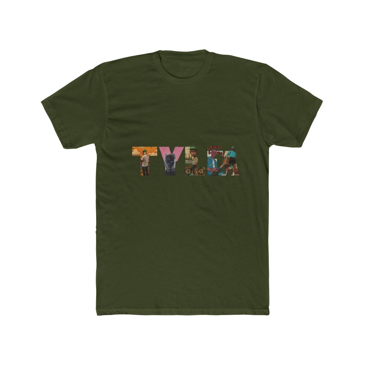 Tyler The Creator Album Eras Typography T Shirt | Tyler, The Creator - alternate angle 2, merchandise