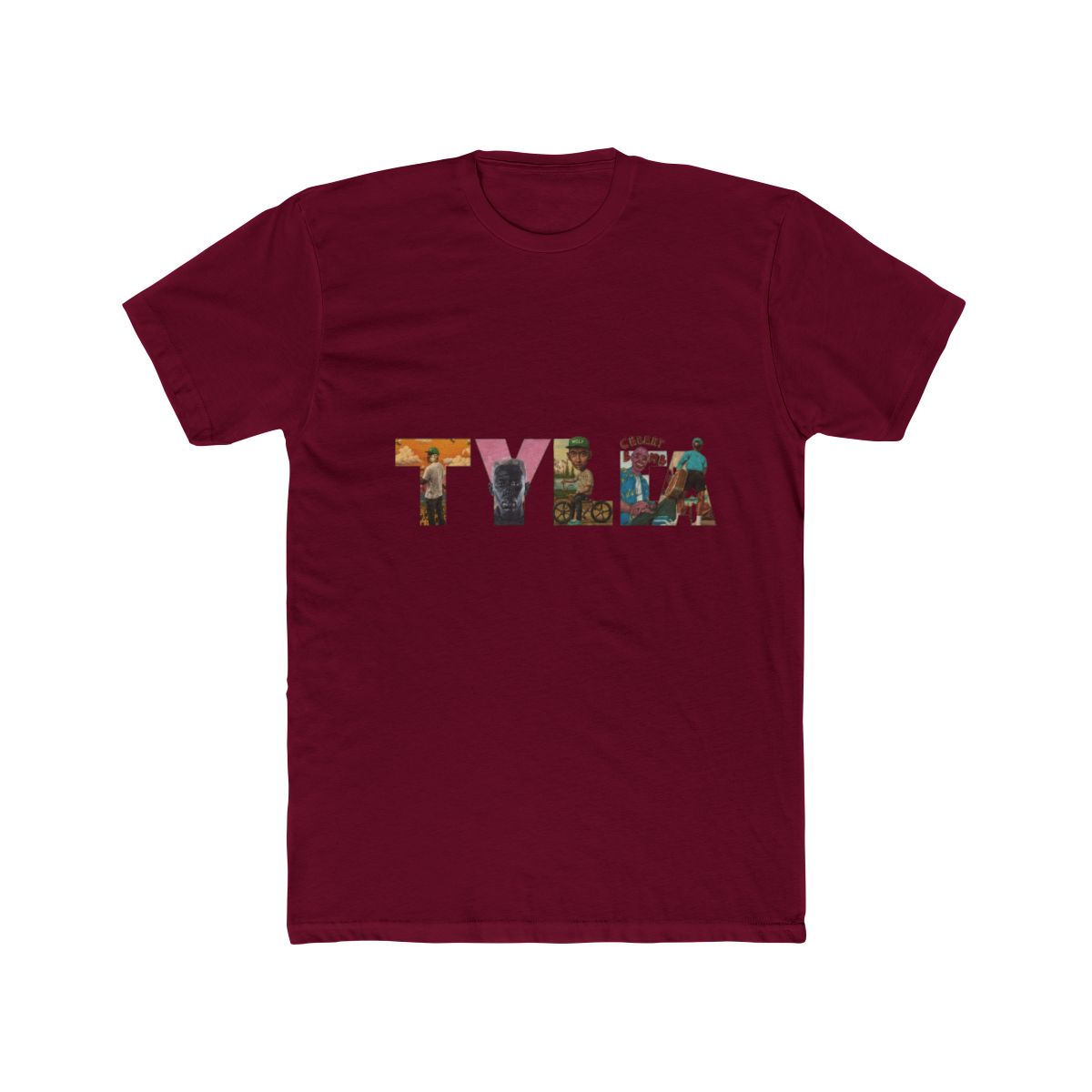 Tyler The Creator Album Eras Typography T Shirt | Tyler, The Creator - alternate angle 3, merchandise