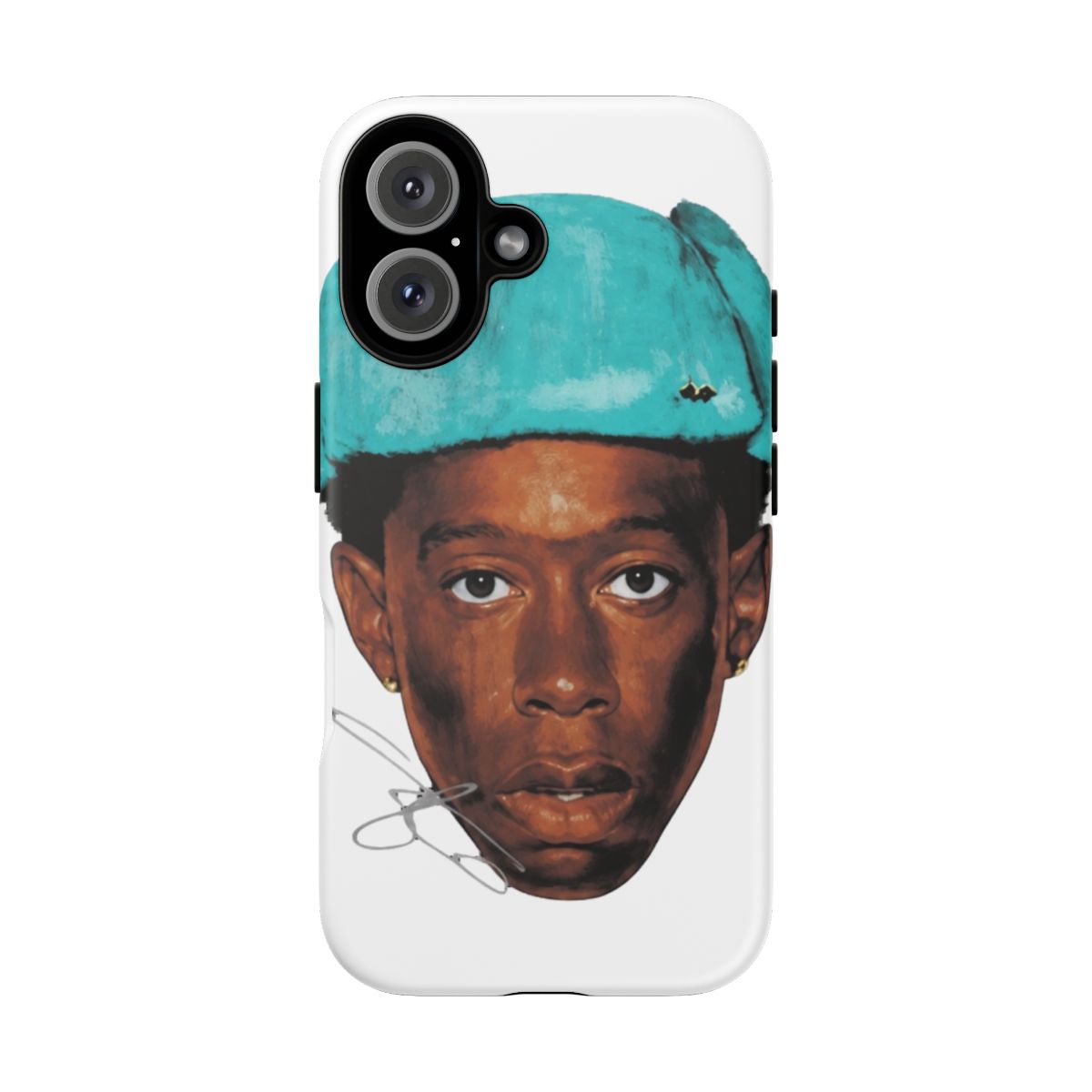 Tyler The Creator Big Face Grunge Phone Case | Tyler, The Creator - alternate angle 4, merchandise