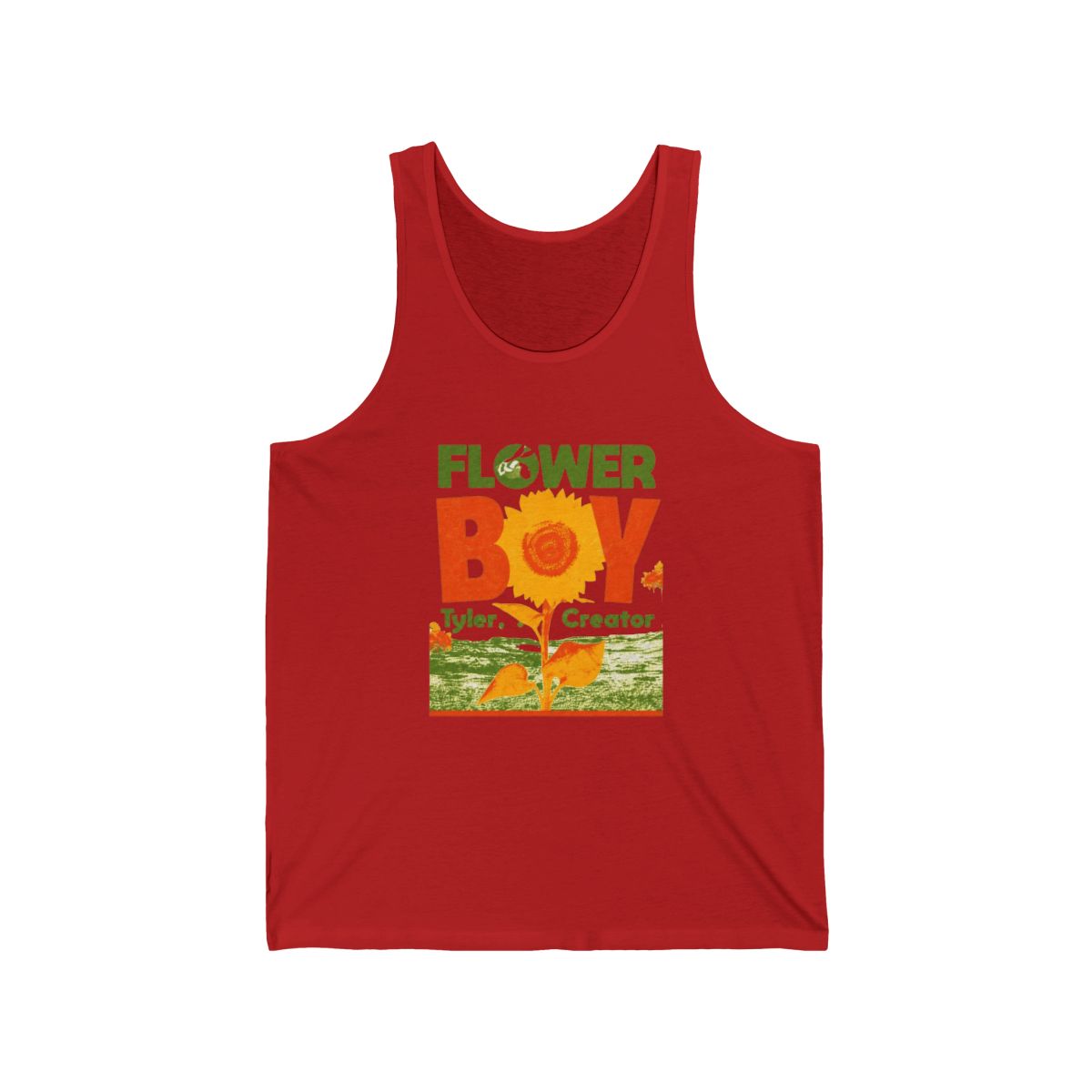 Tyler The Creator Vibrant Floral Art for Music Lovers Tank Top - Official tank-tops merchandise