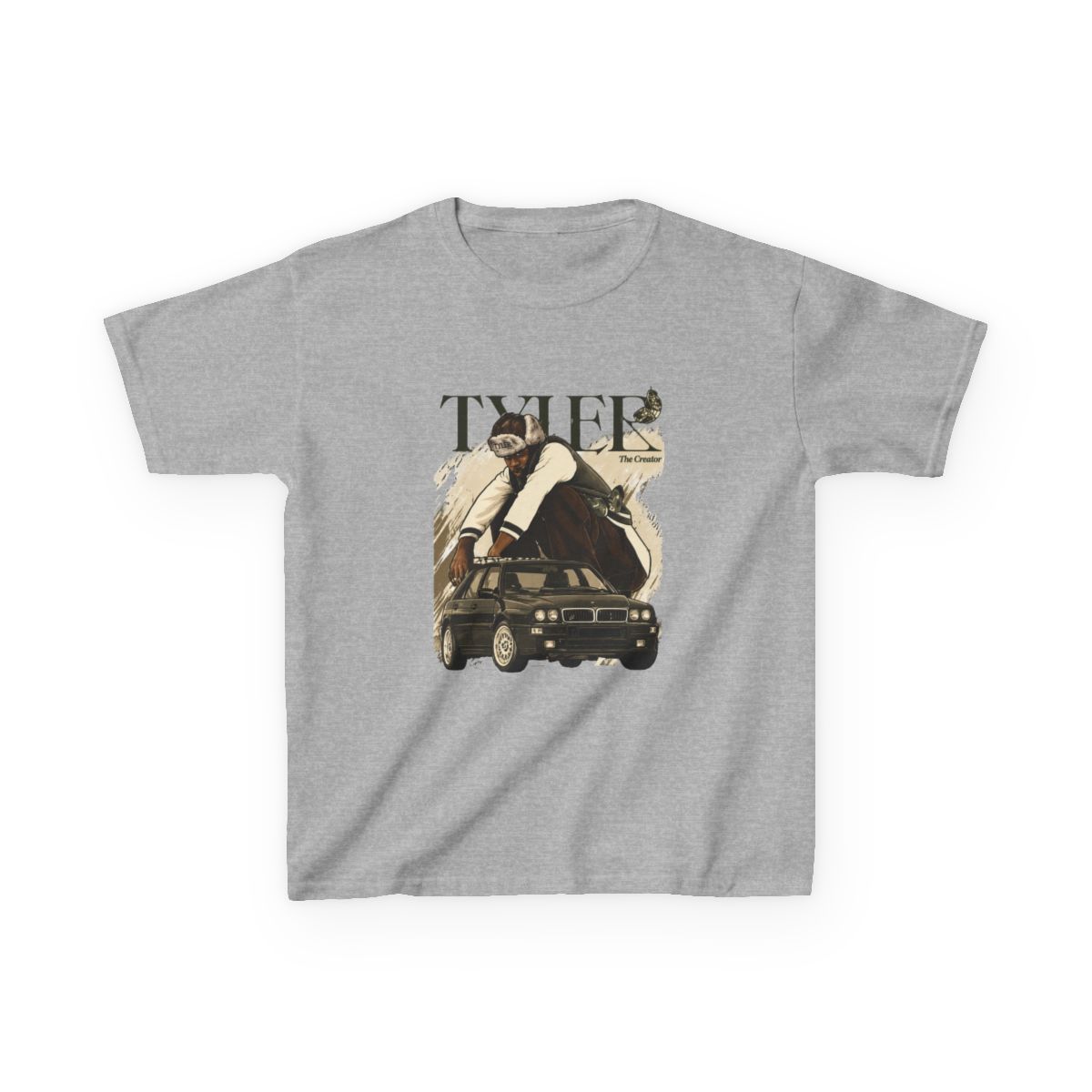 Tyler The Creator Creative Vibes with Tyler Style Kids T-Shirt | Tyler, The Creator - alternate angle 3, merchandise