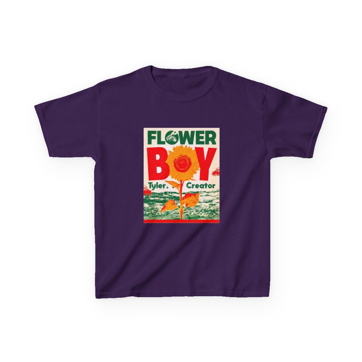 Tyler The Creator Vibrant Floral Art for Music Lovers Kids T-Shirt | Tyler, The Creator - Official T-Shirts merchandise