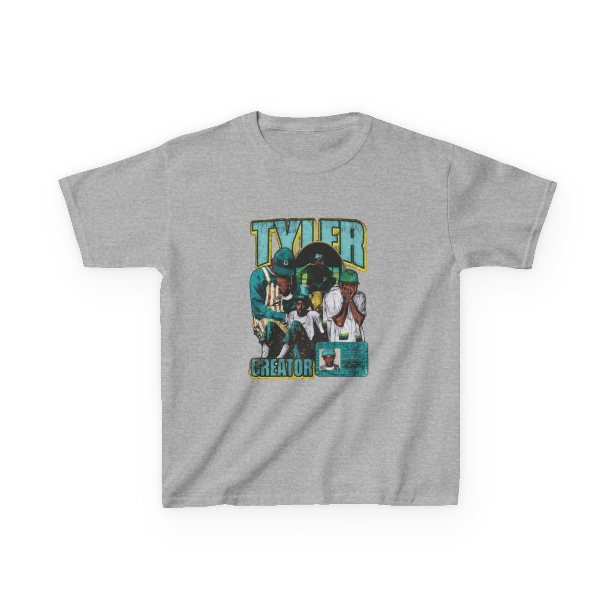 Tyler The Creator Vintage Grunge Kids T-Shirt | Tyler, The Creator - alternate angle 2, merchandise
