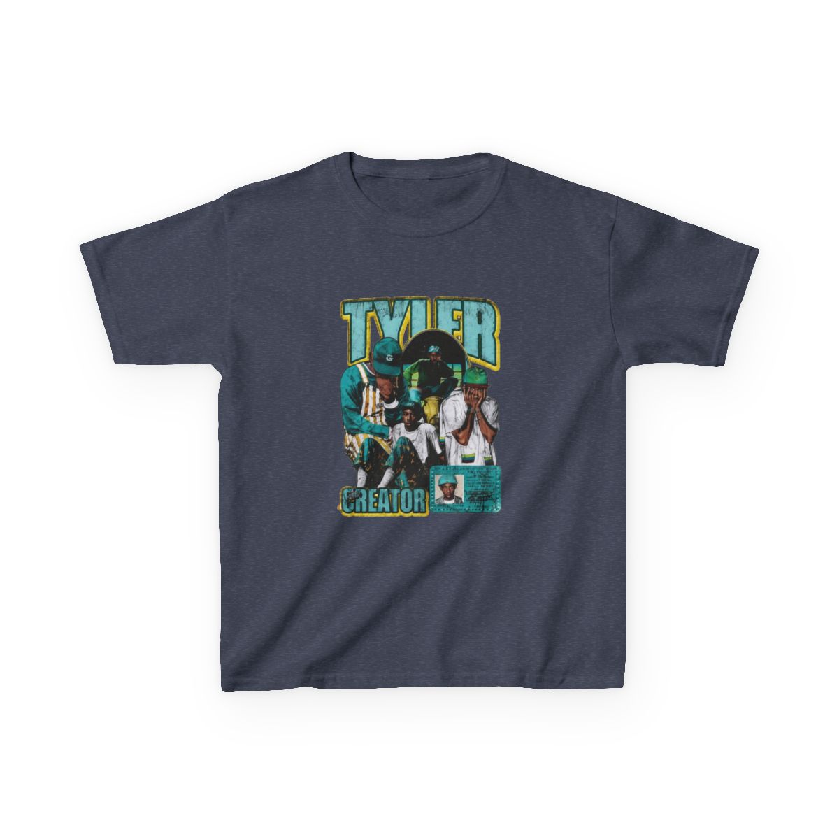 Tyler The Creator Vintage Grunge Kids T-Shirt | Tyler, The Creator - alternate angle 4, merchandise