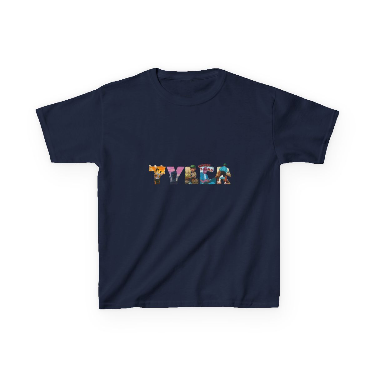 Tyler The Creator Album Eras Typography Kids T-Shirt | Tyler, The Creator - Official T-Shirts merchandise